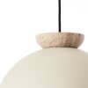 Illuminazione Brilliant Nalam Lampada a sospensione Beige, 1-Luce