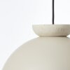 Illuminazione Brilliant Nalam Lampada a sospensione Beige, 1-Luce