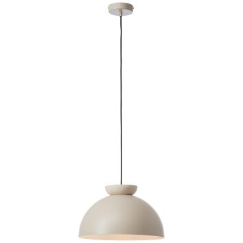 Illuminazione Brilliant Nalam Lampada a sospensione Beige, 1-Luce