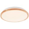 Illuminazione Brilliant Bario Plafoniera LED Bianco, 1-Luce