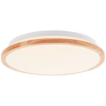 Illuminazione Brilliant Bario Plafoniera LED Bianco, 1-Luce