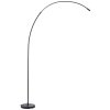Illuminazione Brilliant Bow Lampada da terra, Lampade ad arco LED Nero, 1-Luce