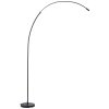 Illuminazione Brilliant Bow Lampada da terra LED Nero, 1-Luce