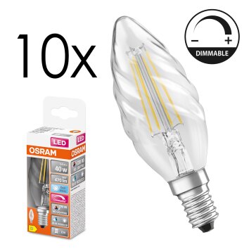 E14 LED 3.4 Watt Bianco neutro dimmerabile 470 Lumen