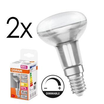 E14 LED 4.8 Watt Bianco caldo dimmerabile 345 Lumen