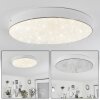 Mentque Plafoniera LED Bianco, 1-Luce