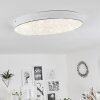 Mentque Plafoniera LED Bianco, 1-Luce