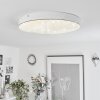 Mentque Plafoniera LED Bianco, 1-Luce