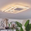 Sezures Plafoniera LED Bianco, 1-Luce, Telecomando