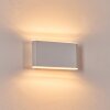 Paranhas Lampada da parete per esterno, Illuminazione bagno, Lampade Up & Down, Applique Bianco, 1-Luce