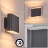 Paranhas Lampada da parete per esterno, Lampade Up & Down, Applique Antracite, 1-Luce