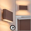 Paranhas Lampada da parete per esterno, Illuminazione bagno, Lampade Up & Down, Applique Ruggine, 1-Luce