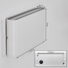 Gamas Lampada da parete per esterno, Illuminazione bagno, Lampade Up & Down, Applique Bianco, 1-Luce