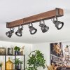 Pehefito Plafoniera, Faretto da soffitto Marrone scuro, Grigio, 5-Luci