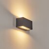 Brydebjerg Lampada da parete per esterno, Lampade Up & Down, Applique LED Nero, 1-Luce