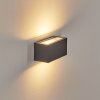 Brydebjerg Lampada da parete per esterno, Lampade Up & Down, Applique LED Nero, 1-Luce