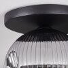 Ripoll Plafoniera, Lampada a sfera Grigio fumo, 1-Luce