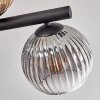 Koyoto Plafoniera, Lampada a sfera Ambrato, Chiaro, Grigio fumo, 10-Luci