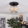 Ripoll Plafoniera, Lampada a sfera Ambrato, Chiaro, 1-Luce