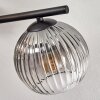 Gastor Plafoniera, Lampada a sfera Ambrato, Chiaro, Grigio fumo, 4-Luci