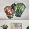 Koyoto Plafoniera, Lampada a sfera Blu, Verde, Ramato, 4-Luci