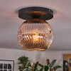 Ripoll Plafoniera, Lampada a sfera Cromo, Grigio fumo, 1-Luce