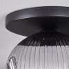 Ripoll Plafoniera, Lampada a sfera Grigio fumo, 1-Luce