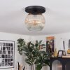 Ripoll Plafoniera, Lampada a sfera Ambrato, Chiaro, 1-Luce
