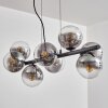 Gastor Lampadario a sospensione, Lampada a sfera, Lampada a sospensione Chiaro, Grigio fumo, 8-Luci