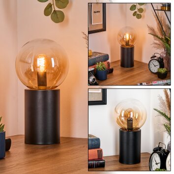 Gastor Lampada a sfera, Lampada da scrivania, Lampada da tavolo Ambrato, Chiaro, 1-Luce Gastor Lampada a sfera, Lampada da scrivania, Lampada da tavolo Ambrato, Chiaro, 1-Luce