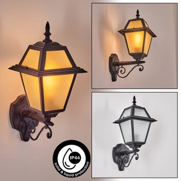 Fornelos Illuminazione esterna, Lampada da parete per esterno, Applique Nero, 1-Luce