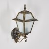 Fornelos Illuminazione esterna, Lampada da parete per esterno, Applique Oro, Nero, 1-Luce