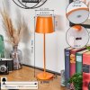 Belece Lampada da tavolo per esterno, Lampada da tavolo LED Arancione, 1-Luce