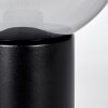 Koyoto Lampada a sfera, Lampada da scrivania, Lampada da tavolo Chiaro, Grigio fumo, 1-Luce