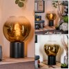 Koyoto Lampada a sfera, Lampada da scrivania, Lampada da tavolo 20 cm Oro, Chiaro, 1-Luce