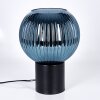 Koyoto Lampada a sfera, Lampada da scrivania, Lampada da tavolo Blu, 1-Luce