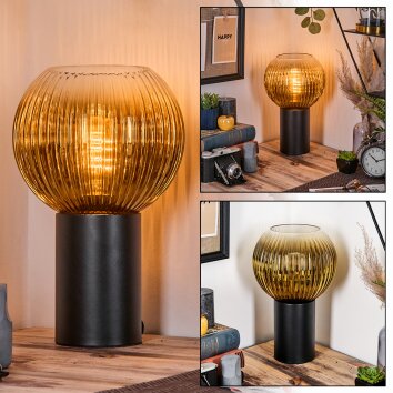 Koyoto Lampada a sfera, Lampada da scrivania, Lampada da tavolo Oro, Chiaro, 1-Luce