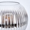 Koyoto Lampada a sfera, Lampada da scrivania, Lampada da tavolo Chiaro, Grigio fumo, 1-Luce