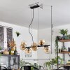 Koyoto Lampadario a sospensione, Lampada a sfera, Lampada a sospensione Ambrato, Chiaro, 8-Luci