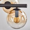 Koyoto Lampadario a sospensione, Lampada a sfera, Lampada a sospensione Ambrato, Chiaro, 8-Luci