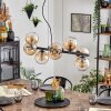 Koyoto Lampadario a sospensione, Lampada a sfera, Lampada a sospensione Ambrato, Chiaro, 8-Luci