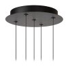 Illuminazione Lucide KLIGANDE Lampada a sospensione LED Nero, 5-Luci