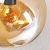 Gastor Plafoniera, Lampada a sfera Ambrato, Chiaro, Grigio fumo, 4-Luci