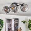 Koyoto Plafoniera, Lampada a sfera Chiaro, Grigio fumo, 4-Luci
