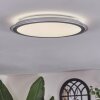 Arima Plafoniera LED Grigio, Bianco, 1-Luce