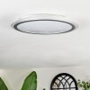 Arima Plafoniera LED Grigio, Bianco, 1-Luce