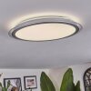 Arima Plafoniera LED Grigio, Bianco, 1-Luce