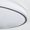 Arima Plafoniera LED Grigio, Bianco, 1-Luce