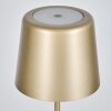 Belece Lampada da tavolo per esterno, Lampada da tavolo LED Oro, 1-Luce