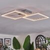 Binor Plafoniera LED Cromo, 1-Luce